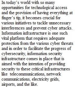 Week Five Discussion One_Infrastructure Homeland Security